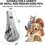 Cotton Dog Sling Carrier – Crossbody Travel Bag
