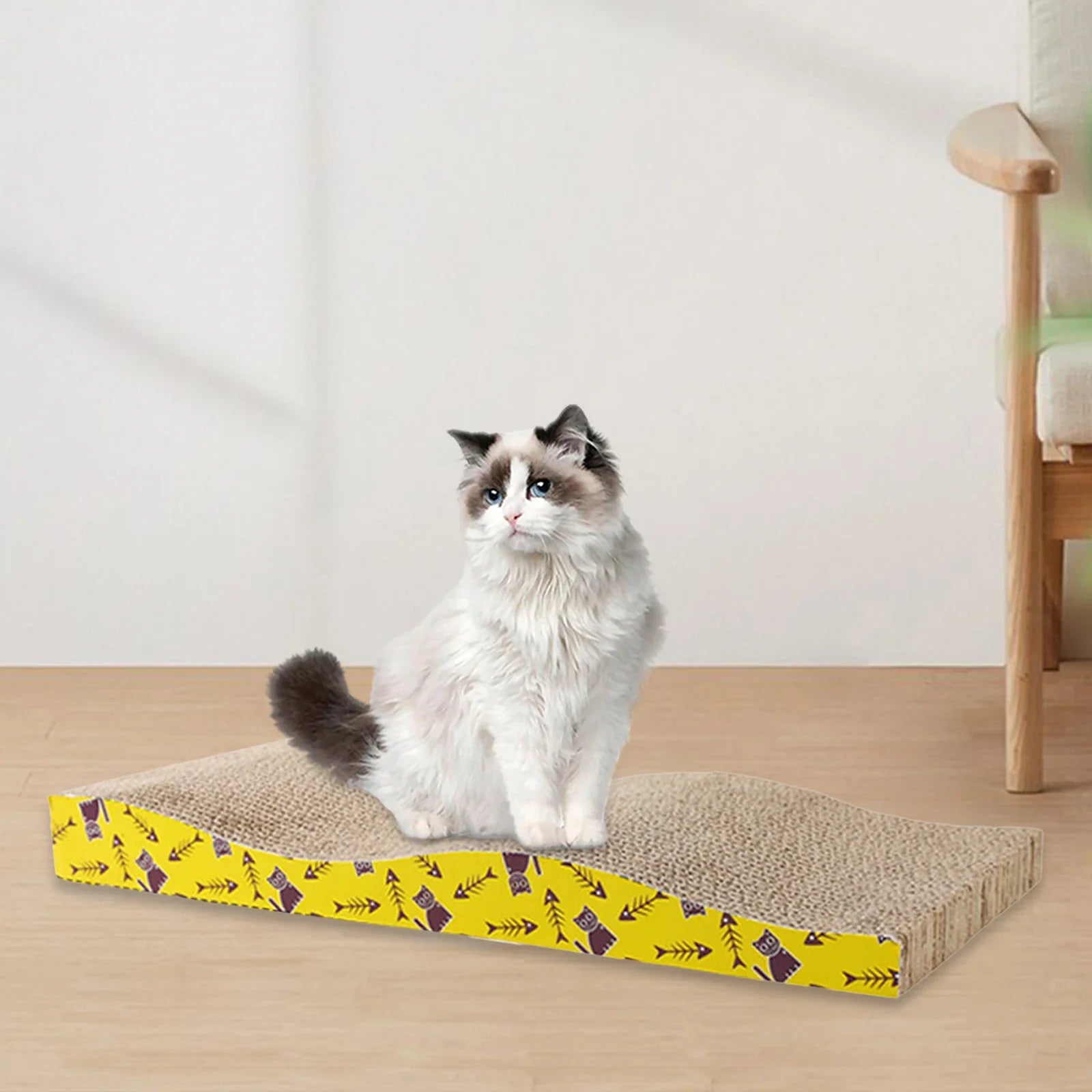 Cat Scratching Board Bed – Cardboard Scratch Pad & Nest for Cats