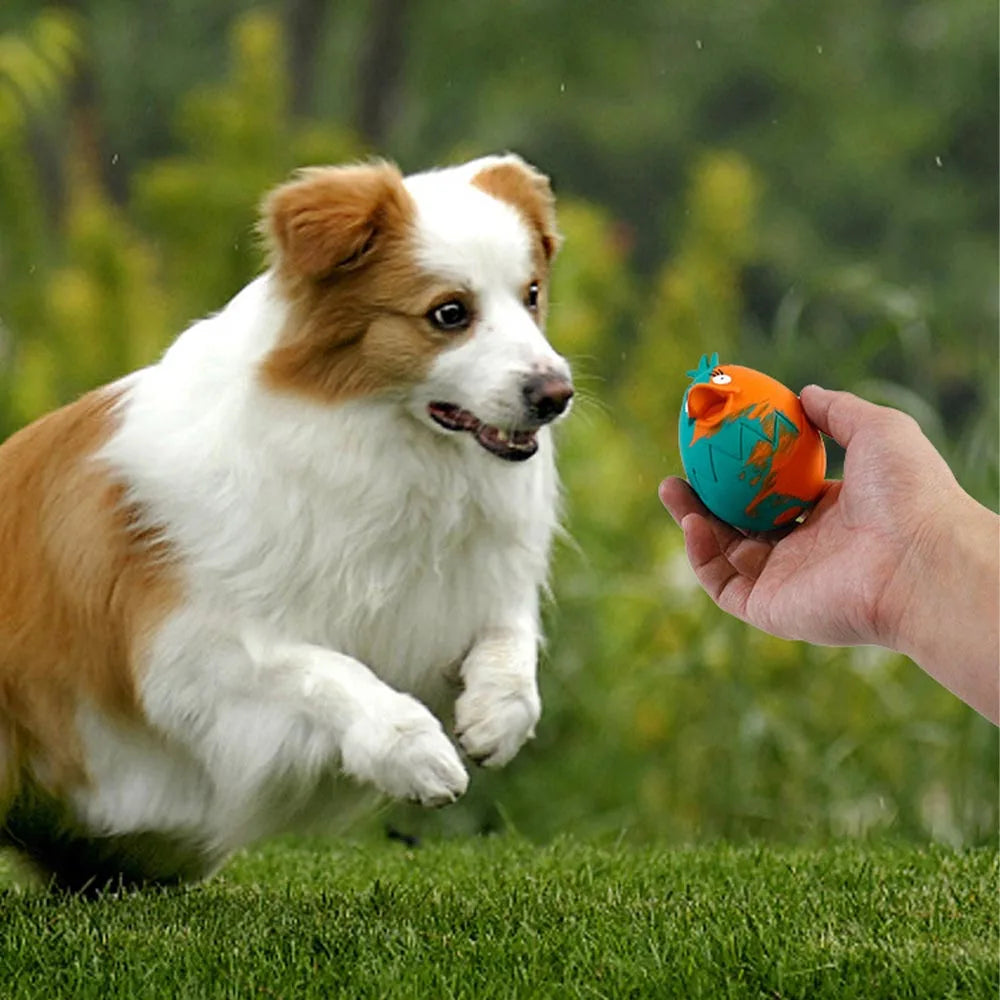 Easter Dog Toys - Durable Rubber Squeaky Chew Toys