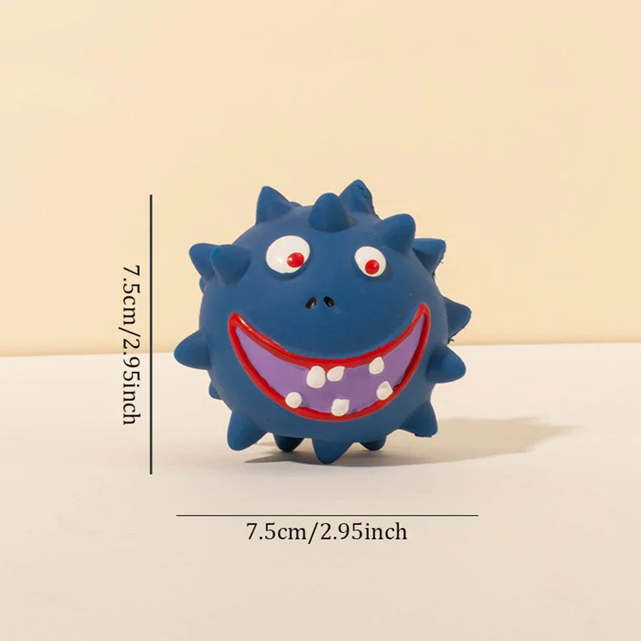 Squeaky Thorn Dog Chew Toy – Bite Resistant & Tooth Cleaning