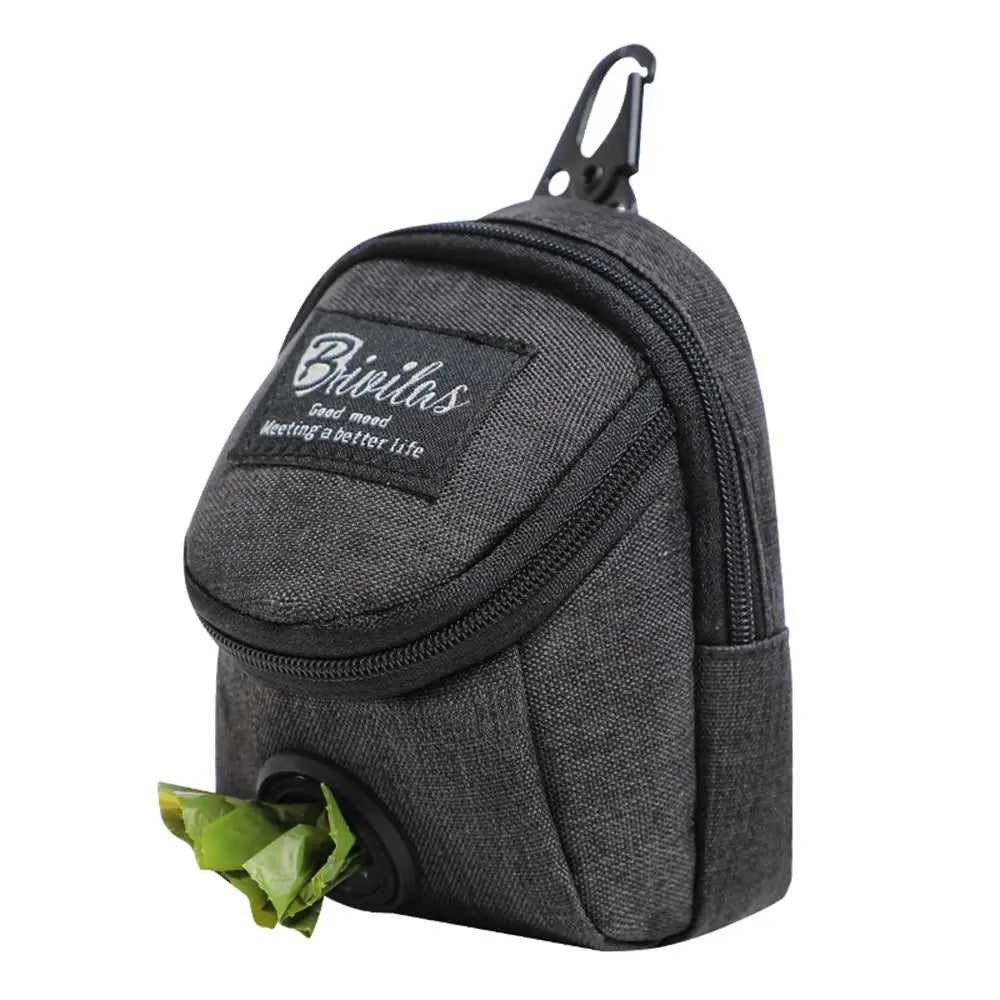 Portable Dog Treat Pouch – Training & Travel Bag with Poop Dispenser