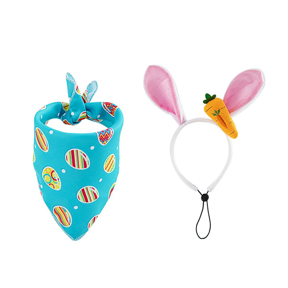 Dog Easter Costumes - Bunny Ears Headband for Dogs Cats