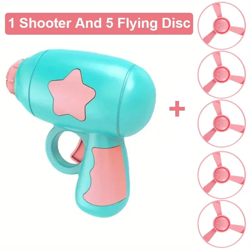 Interactive Cat Toy – Flying Disc Shooting Gun