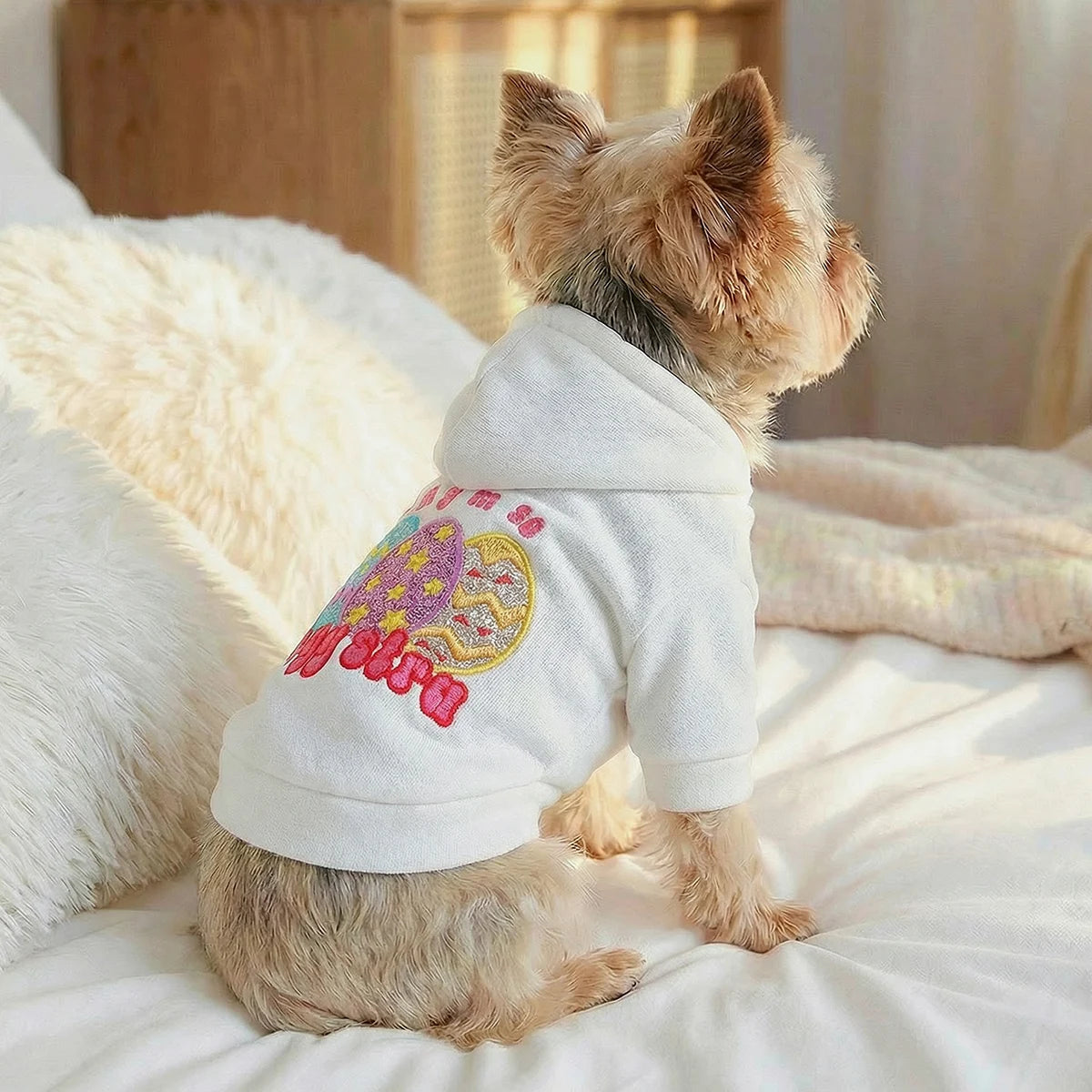 Easter Pet Hoodie - Spring Sweater with Traction Buckle