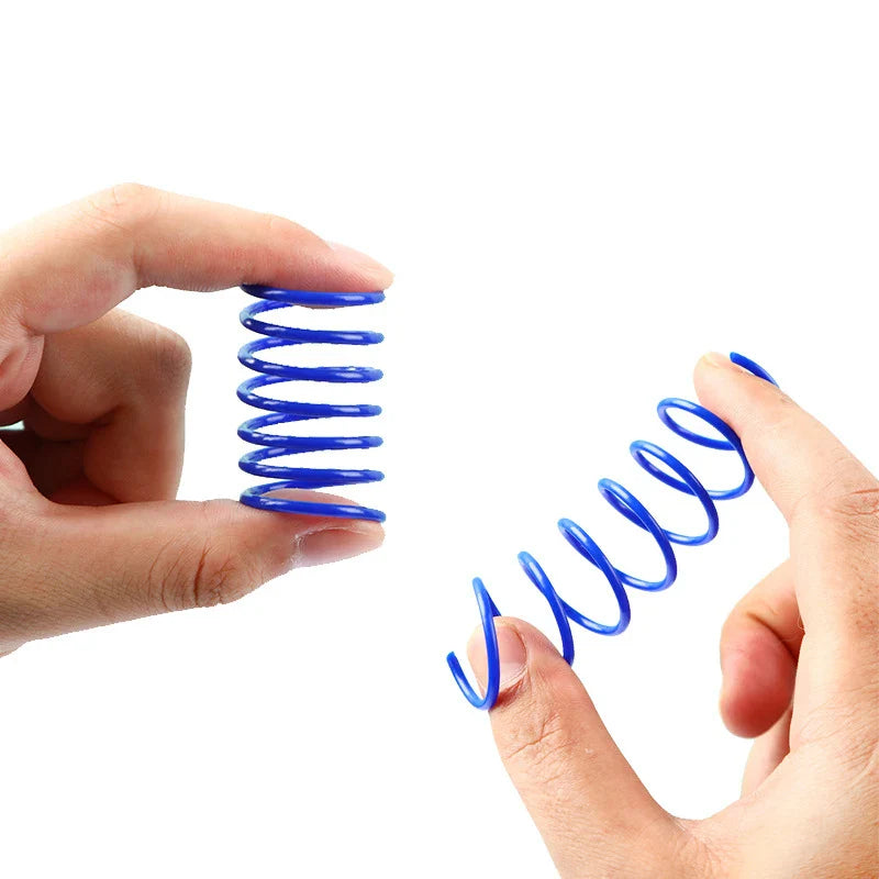 Colorful Cat Spring Toys – Durable Coil Play for Kittens