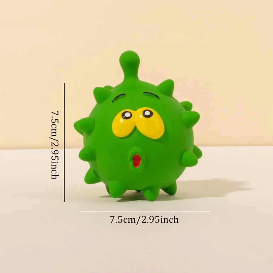 Squeaky Thorn Dog Chew Toy – Bite Resistant & Tooth Cleaning