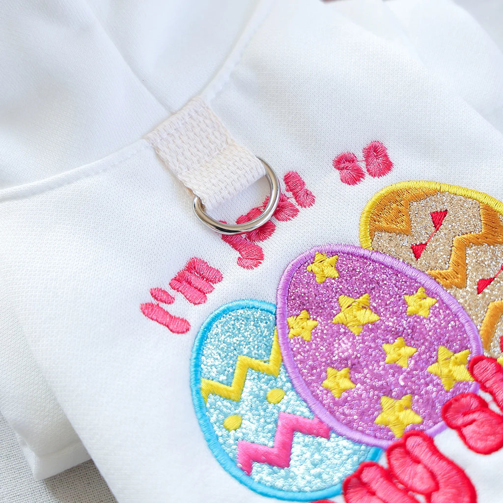 Easter Pet Hoodie - Spring Sweater with Traction Buckle