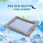 Cooling Pad Bed for Pets – Summer Ice Silk Mat