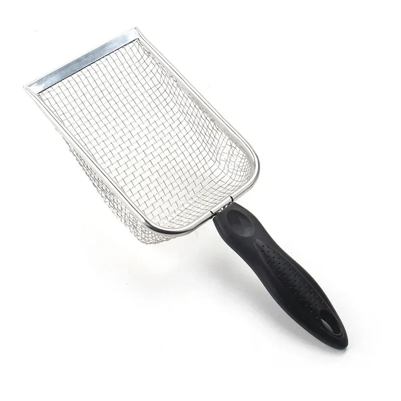 Stainless Steel Cat Litter Scoop with Long Handle | Durable & Easy to Use