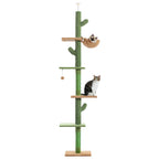 5 Tier Cat Tree Tower with Scratching Posts & Hammock