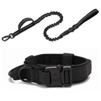 Durable Nylon Dog Collar & Reflective Leash Set – Tactical Training