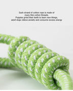 Interactive Cotton Rope Dog Toy – Mini Ball for Chewing & Cleaning