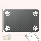 Absorbent Pet Feeding Mat with Waterproof Backing for Dogs & Cats