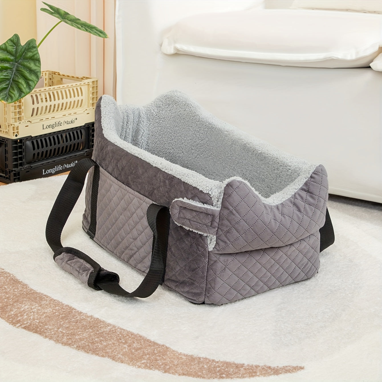 Dog Car Seat Booster - Washable Compact Pet Accessory