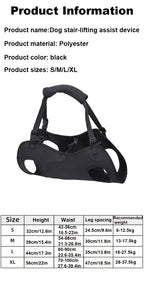 Dog Support Harness for Elderly Disabled Pets - Adjustable Comfort