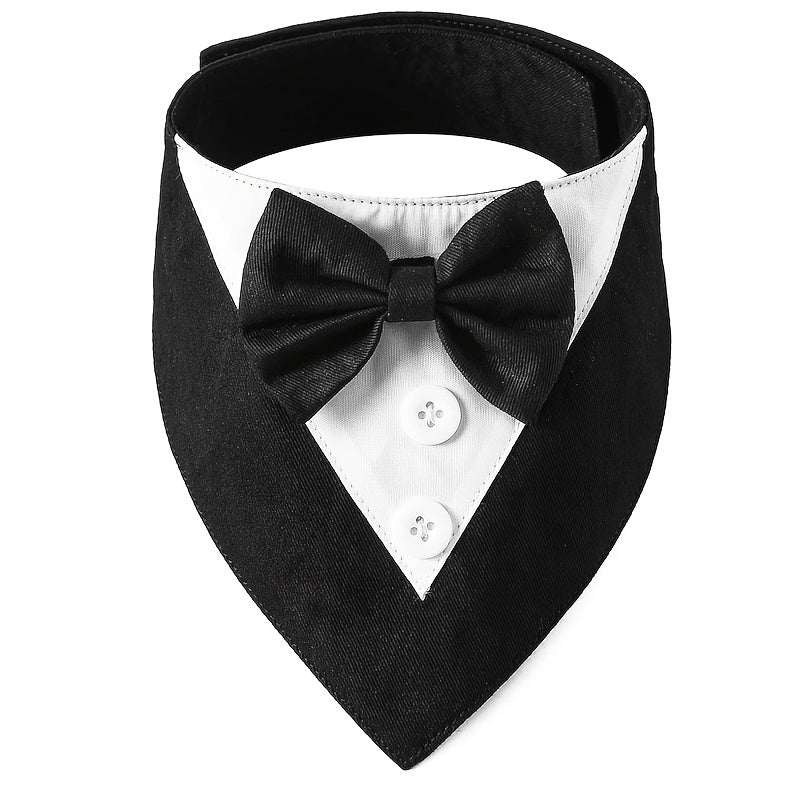 1pc Pets Scarf Festival Plaid Bow Tie Pet Collar Dog Cat Perfect for Valentine's Day Easter Independence Day Thanksgiving Day Christmas Wedding Decorations Pets Costume