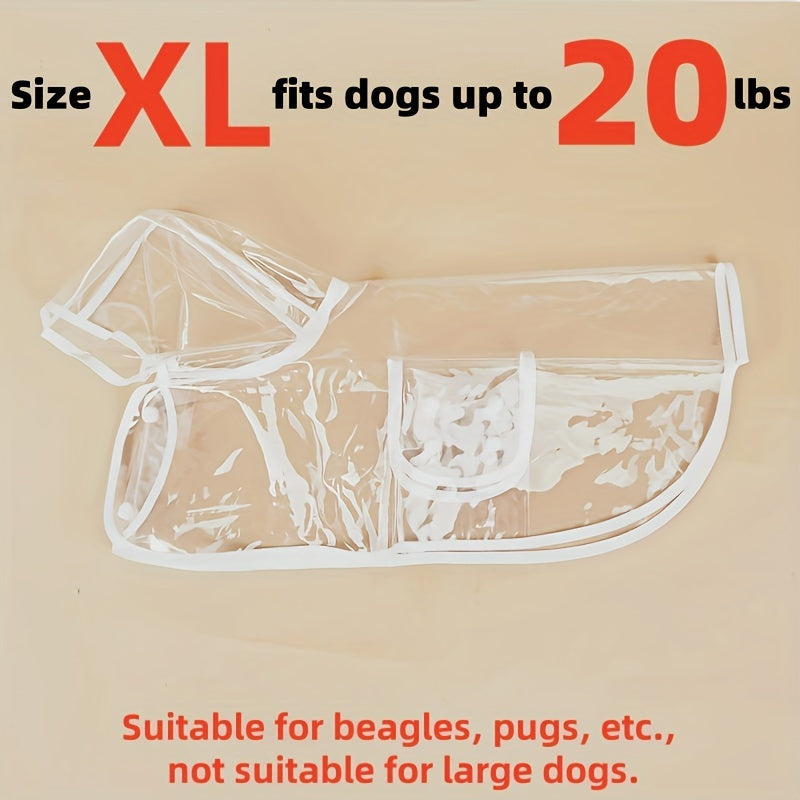 Pet Raincoat - Waterproof Dog & Cat Jacket Small