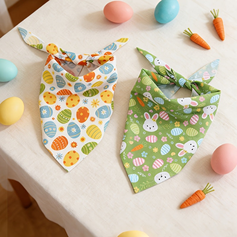 Easter Dog Scarf - Easter Cat Accessories Spring Pet Clothing