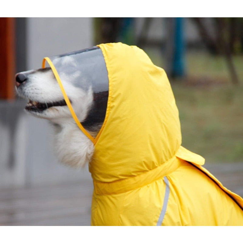 Dog Raincoat - Large Dog Raincoat Waterproof Dog Coat