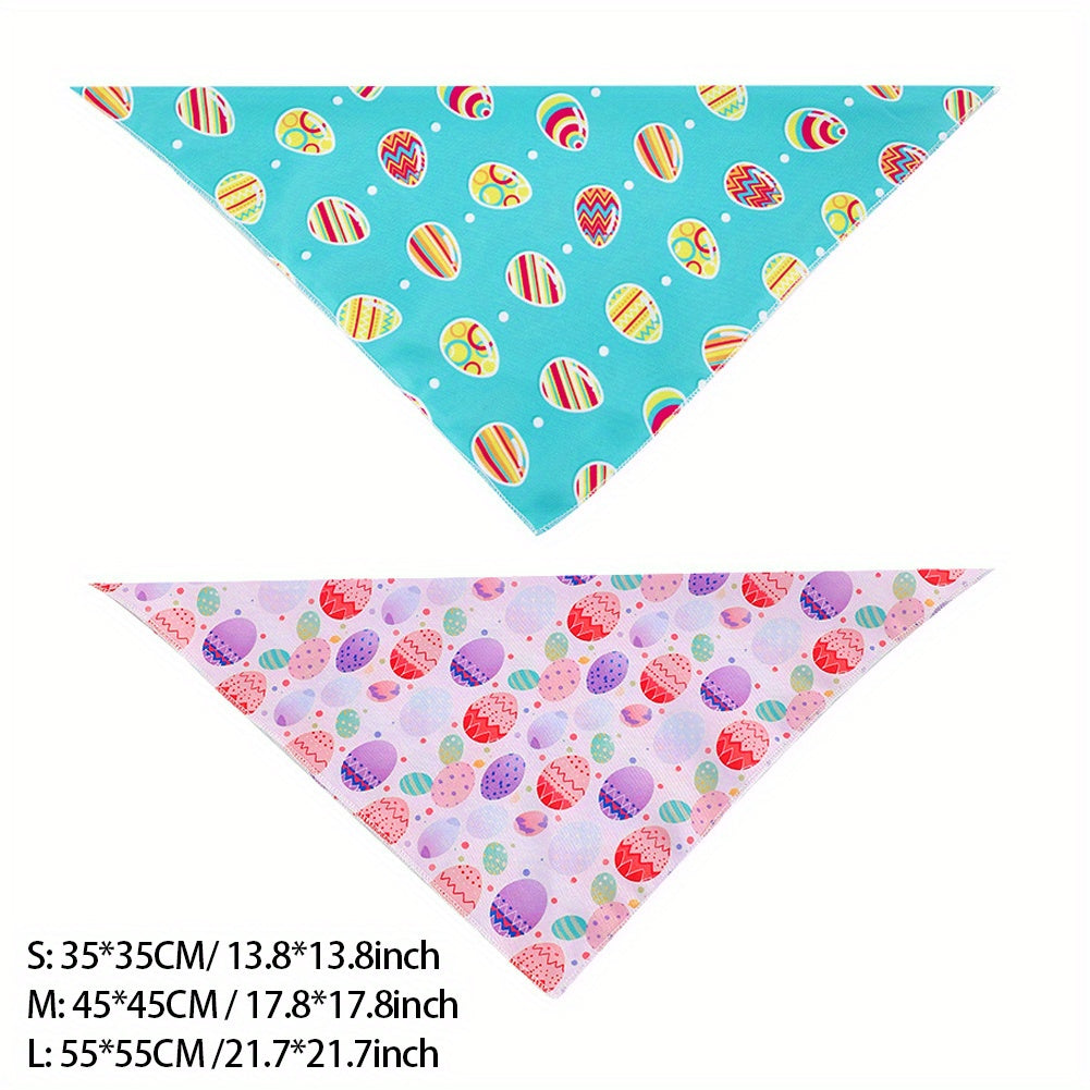 2pcs Dog Easter Costumes Adorable Bunny Ears Headband Cute Dog Bandana Cats Photography Headbands Pet Costume Headwears