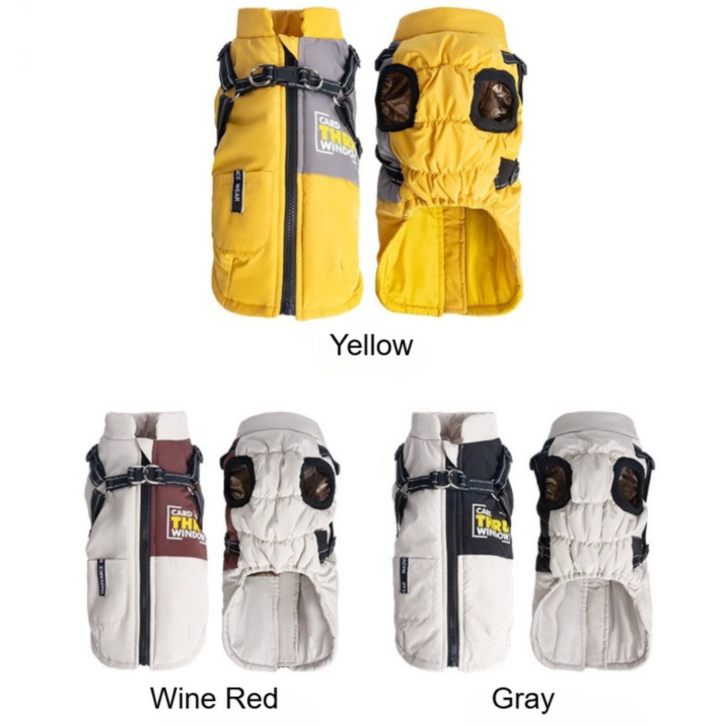 Windproof Dog Winter Jacket - Soft Dog Coat for Cold Weather