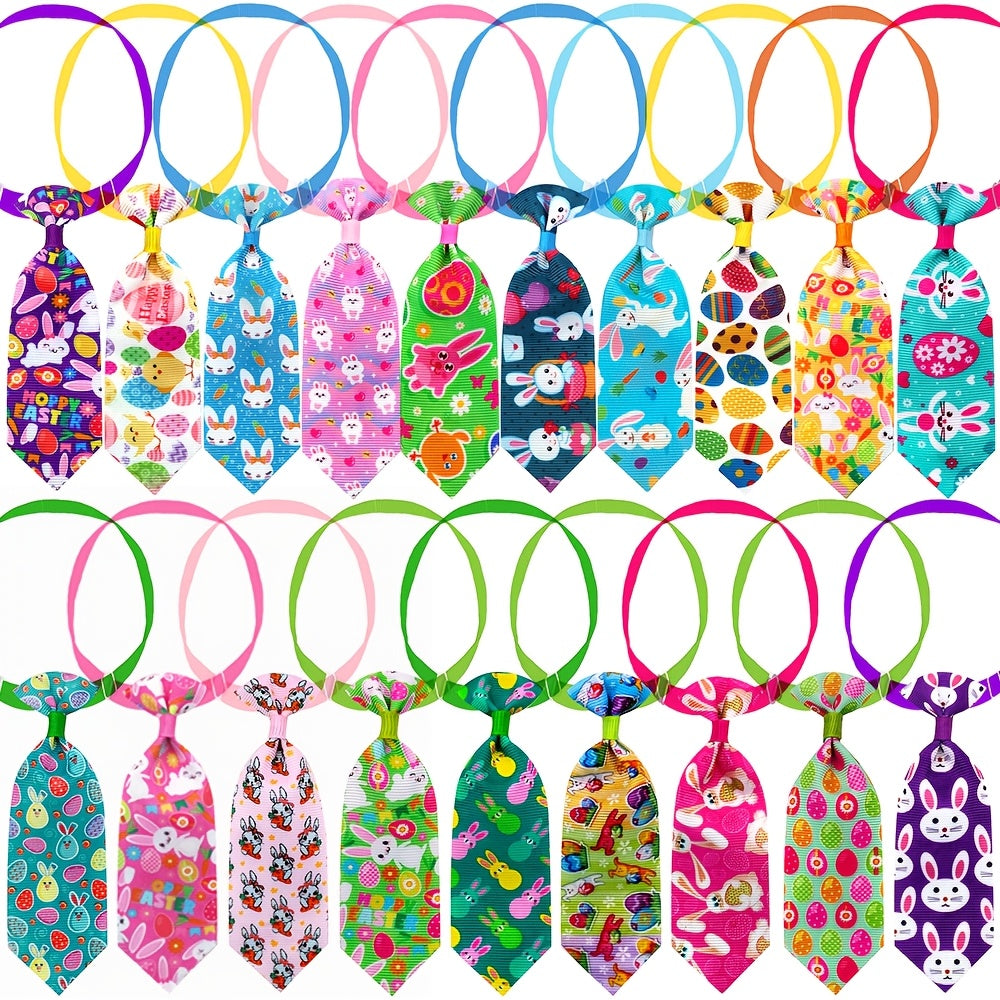 Easter Dog Bow Ties - Adjustable Pet Bows in Bulk