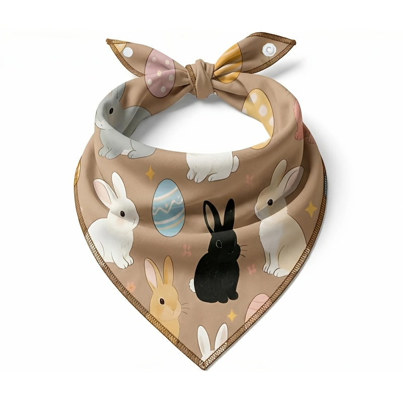 Easter Dog Scarf - Adjustable Triangular