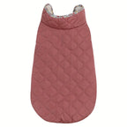 Dog Winter Jacket - Cold Weather Dog Coat with Dark Snap Buttons
