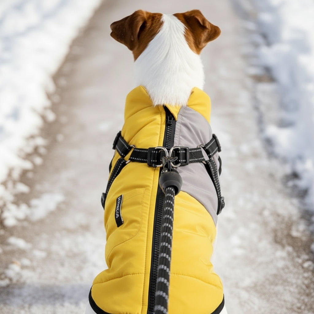 Windproof Dog Winter Jacket - Soft Dog Coat for Cold Weather