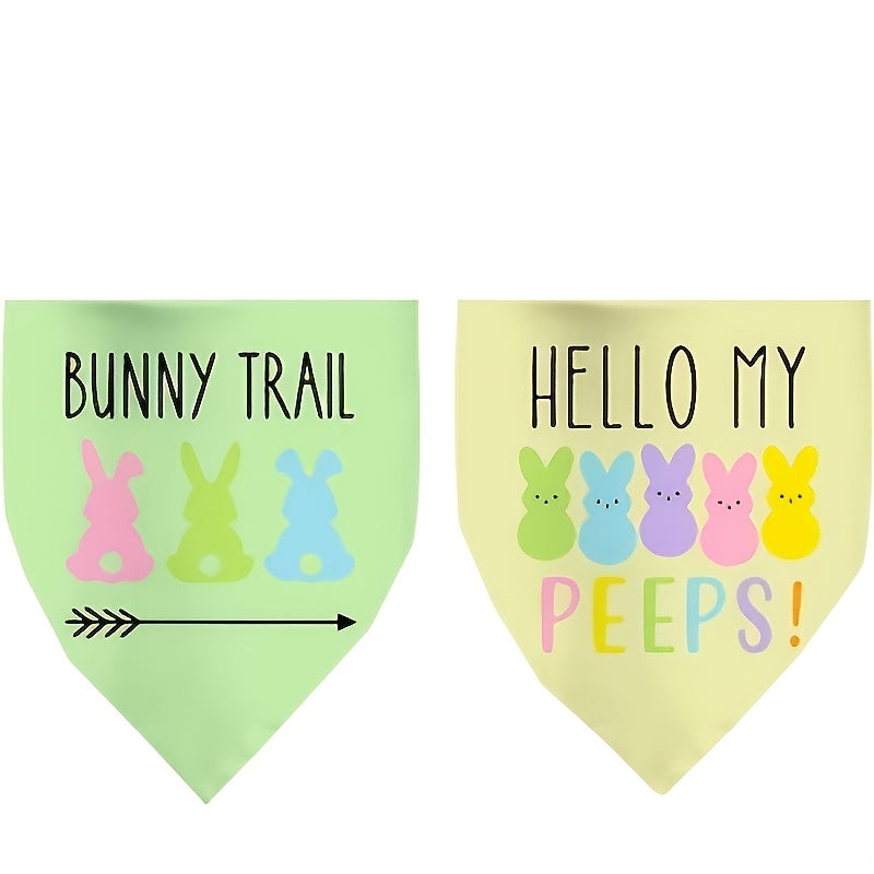 Easter Dog Bandana - Adjustable with Easter Egg Design