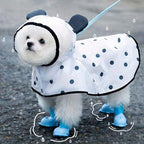 Dog Raincoat - Waterproof Hooded Coat with Booties