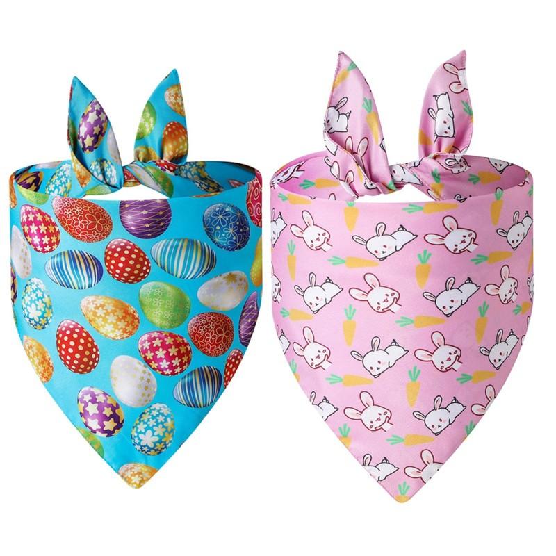 Easter Dog Scarf - Adjustable Bandana for Medium Dogs