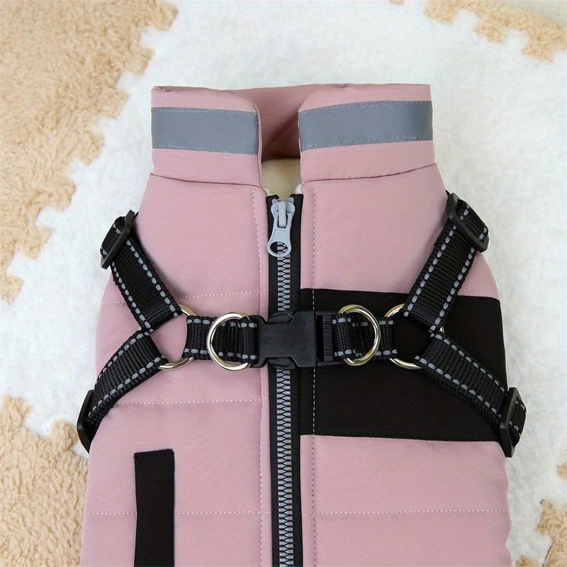 Dog Winter Jacket - Cozy Large Dog Cold Weather Coat