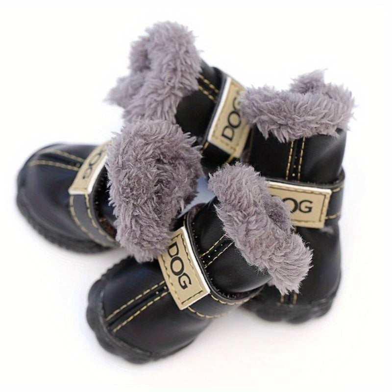 Dog Snow Boots - Waterproof Winter Dog Shoes