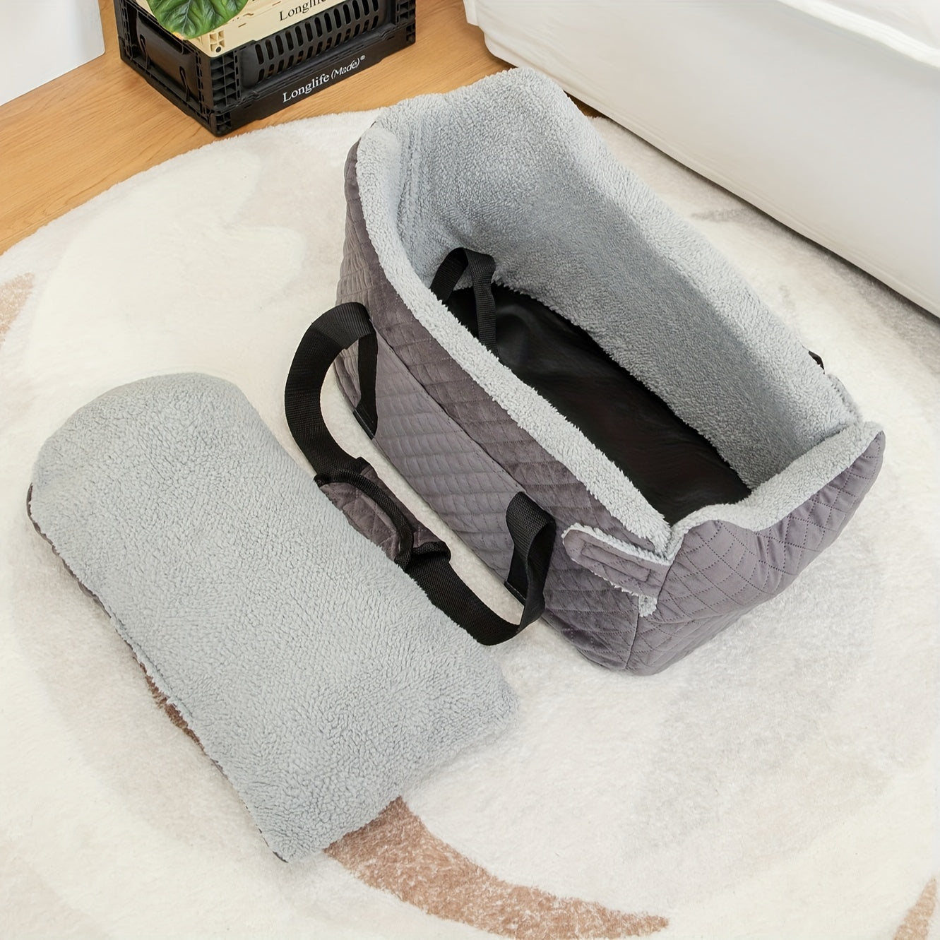 Dog Car Seat Booster - Washable Compact Pet Accessory