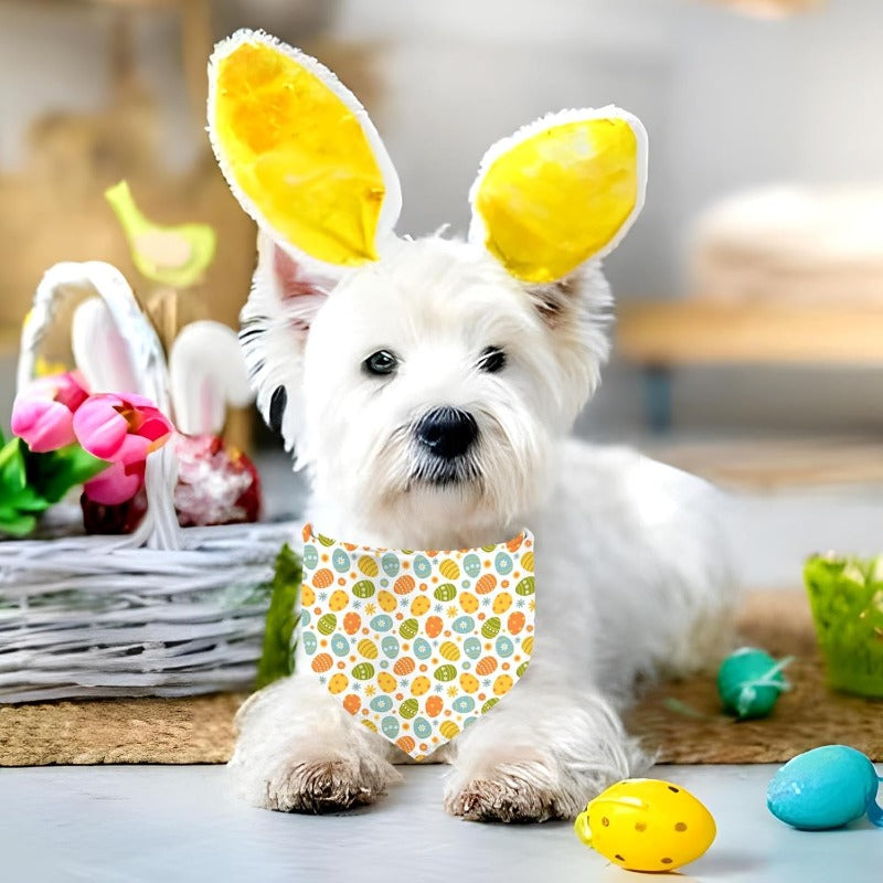 Easter Dog Bandana - Adjustable Holiday Pet Accessory