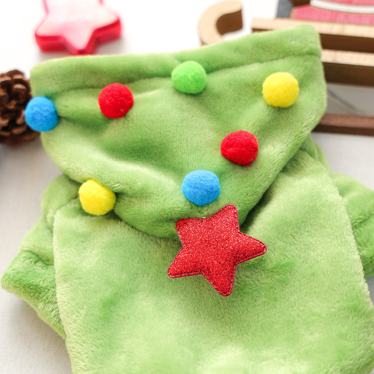 Christmas Dog Hoodie - Christmas Cat Sweater Pet Holiday Clothing