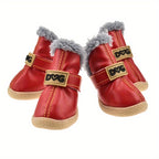 Anti-Slip Dog Boots for Large Dogs - Waterproof Winter