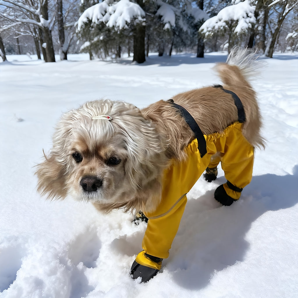 Waterproof Dog Boots - Adjustable Anti-Slip Shoes