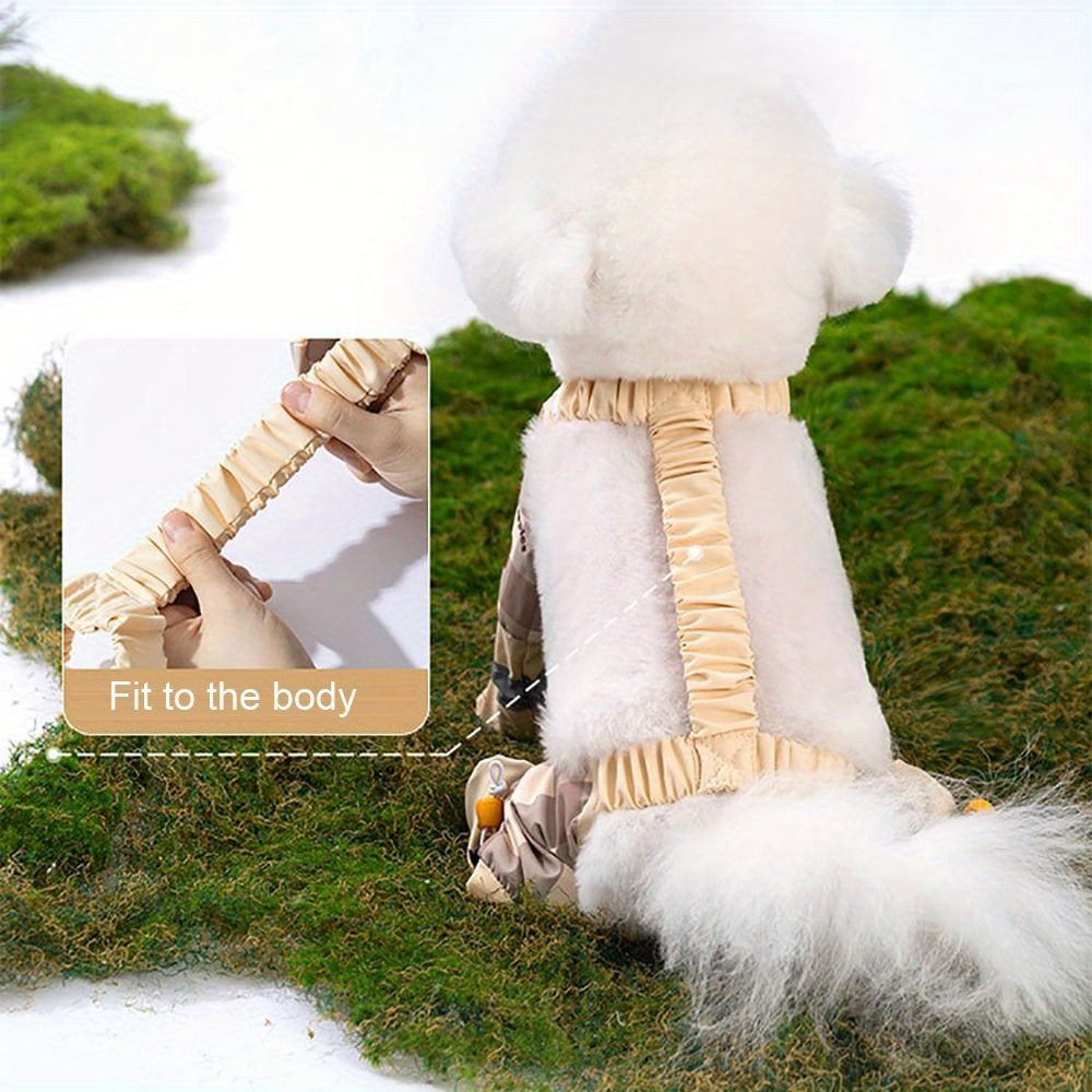 Reflective Dog Jumpsuit - Adjustable Anti-Slip Pants