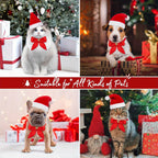 Christmas Dog Hats - Adjustable Breathable Polyester Accessories