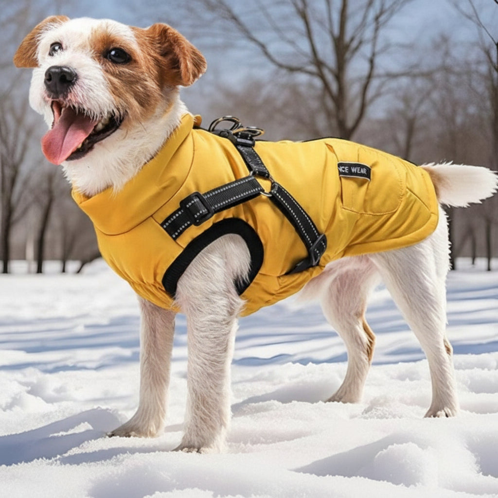 Windproof Dog Winter Jacket - Soft Dog Coat for Cold Weather