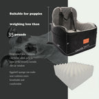 Dog Car Seat - Booster with Elevated Cushion