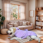 Dog Bathrobe - Soft Absorbent Pet Robe with Hood