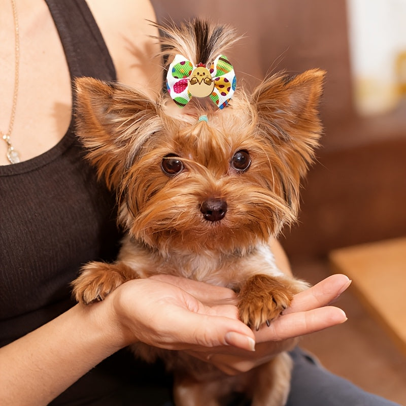 Easter Pet Accessories - Pet Bow Ties Easter Dog Clothes