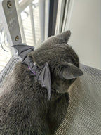 Halloween Pet Collar - Handcrafted Leather with Bell