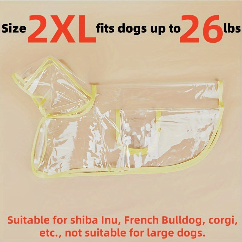 Pet Raincoat - Waterproof Dog & Cat Jacket Small