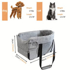 Pet Booster Seat Portable Dog Car Seat with Safety Harness