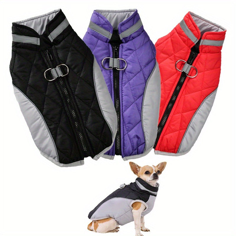 Warm Reflective Dog Jacket - Outdoor Vest
