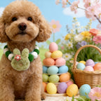 Easter Dog Bowtie - Rabbit Themed SML Dog Accessory